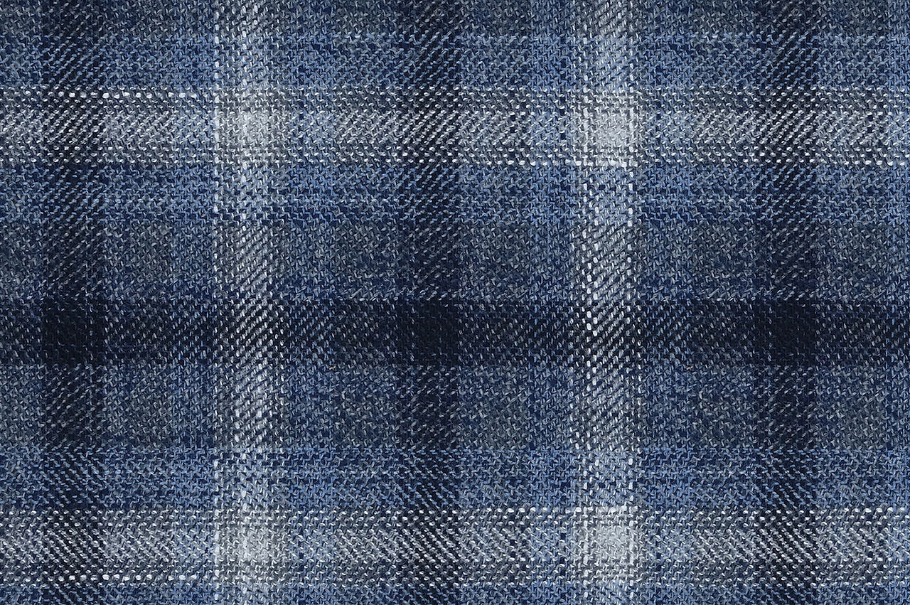 A fabric swatch from Dormeuil's Forever Green collectionA fabric swatch from Dormeuil's Forever Green collection