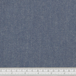 A swatch of Loro Piana Australis Denim fabric