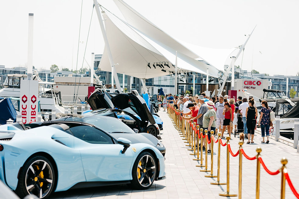 CIBC Pier at Friday Harbour during The Fashion Collective Series 2024