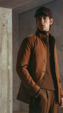 Model wearing casual clothing made from StylBiella fabric