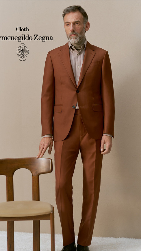A suit made from Ermenegildo Zegna fabric