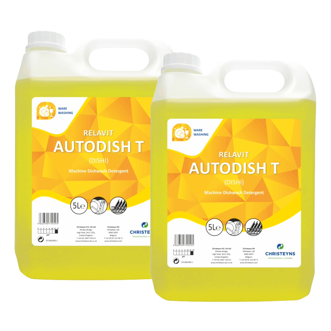 RELAVIT Autodish Dishwasher Detergent 5ltr x2