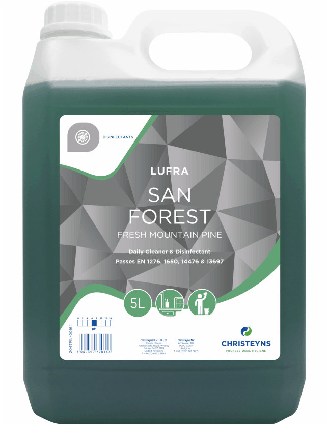Thumbnail: LUFRA San Forest Pine Disinfectant 5ltr x2