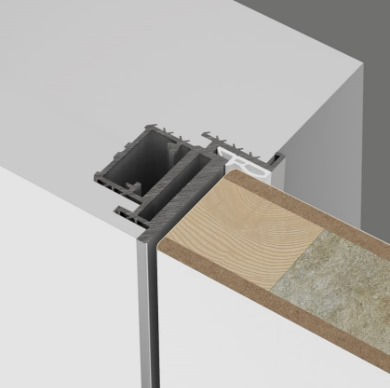 Aluminijski dovratnik koji može biti srebrni bijeli ili crni