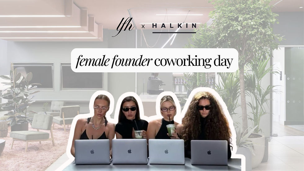 Female Founder Coworking Day 👩💻