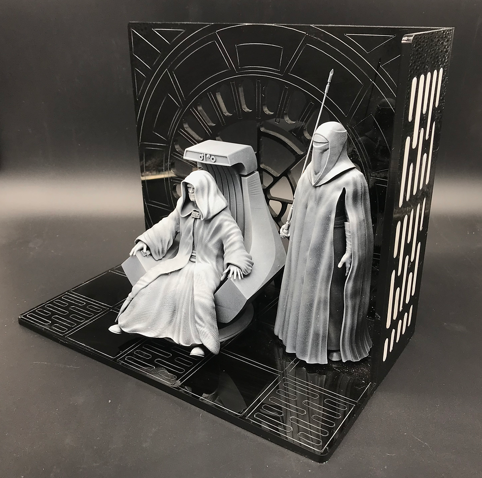 Miniatura: Base de la sala del trono del Emperador a escala 1:12
