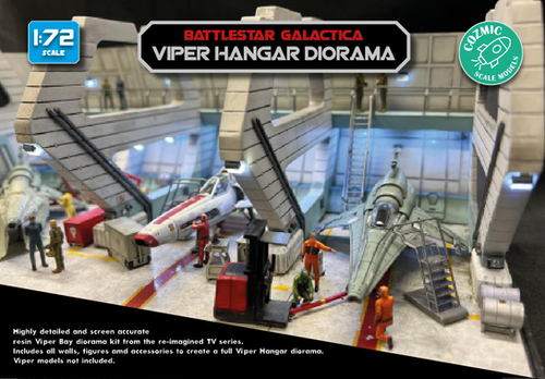 Viper Hangar Diorama set in 1:72nd scale | Cozmicscalemodels