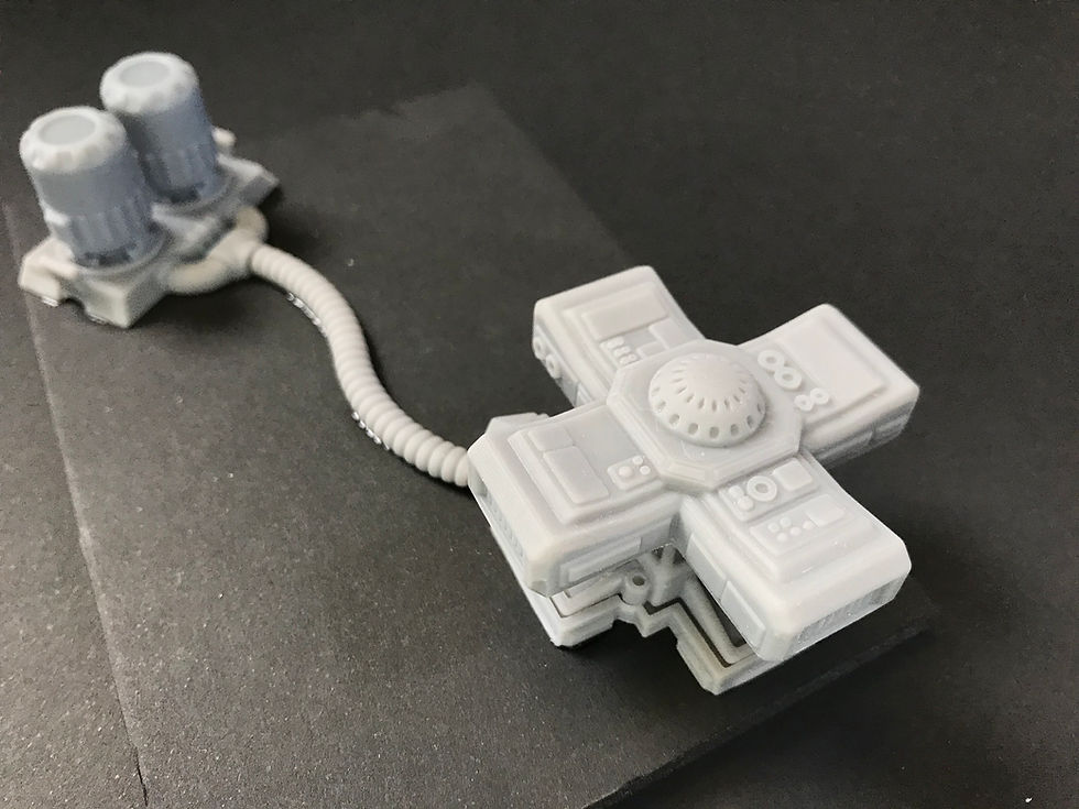 Miniaturbild: Sci-Fi-Tankstelle im Maßstab 1:72