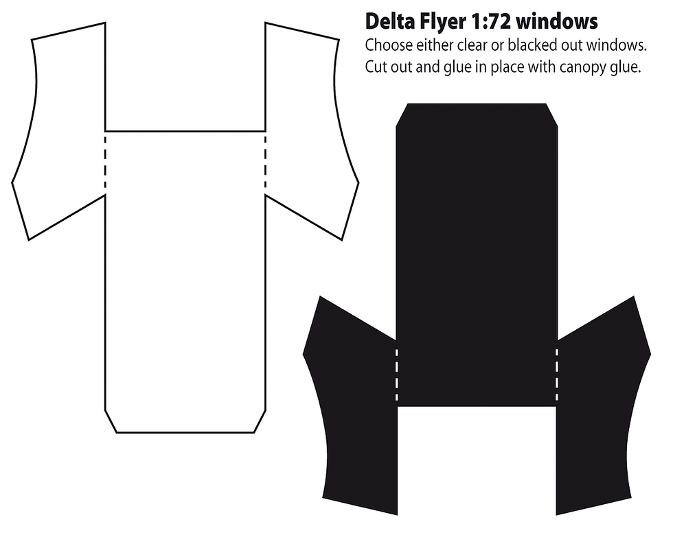 縮圖：1:72 比例 Delta Flyer
