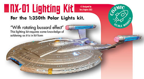 数量限定，大人気 未組ポーラライツ 1/350 エンタープライズ NX-01