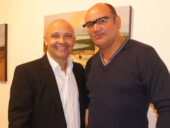 Rodrigues Lima expõe em galeria; embalado por show de Roberto Cajá e Oliveira de Panelas