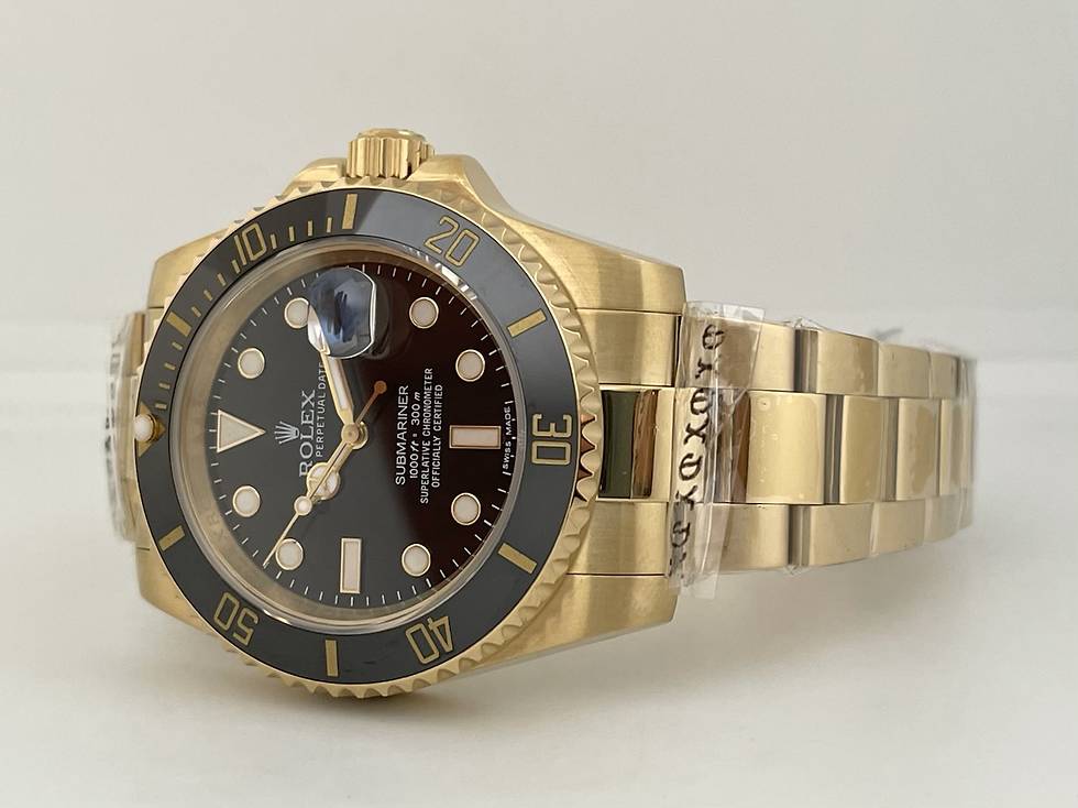 Miniatura: Rolex Submariner Gold Black  Dial