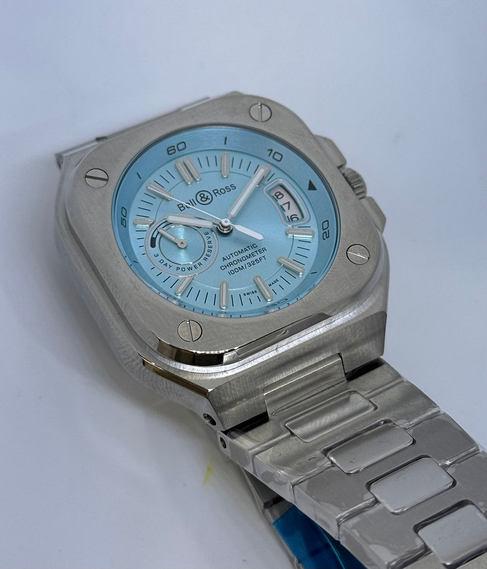 Miniatura: Bell & Ross BR-X5 Light Blue Silver