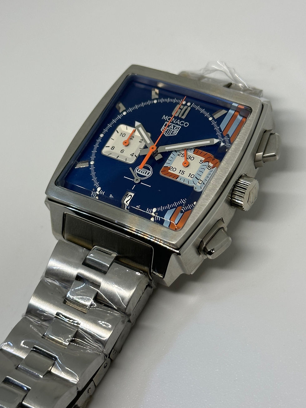 Miniatura: TAG Heuer Monaco Gulf Special Edition Calibre Heuer 02 Silver