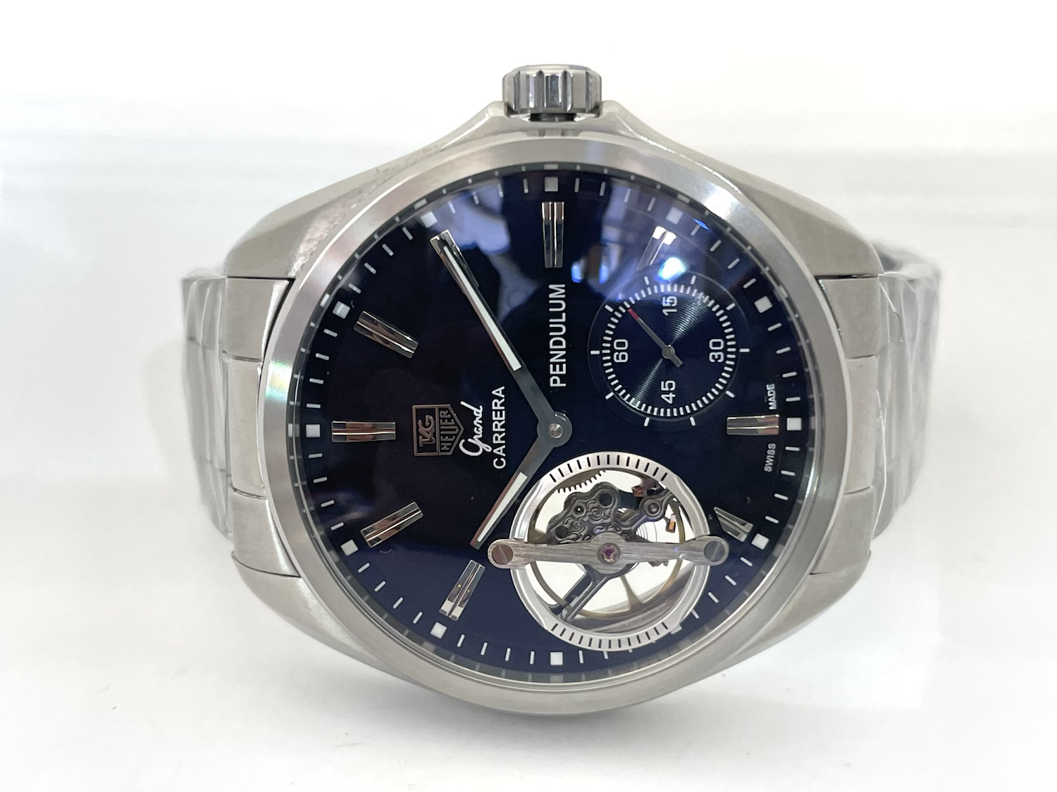 Tag Heuer Grand Carrera Pendulum All Silver | areswatchmx