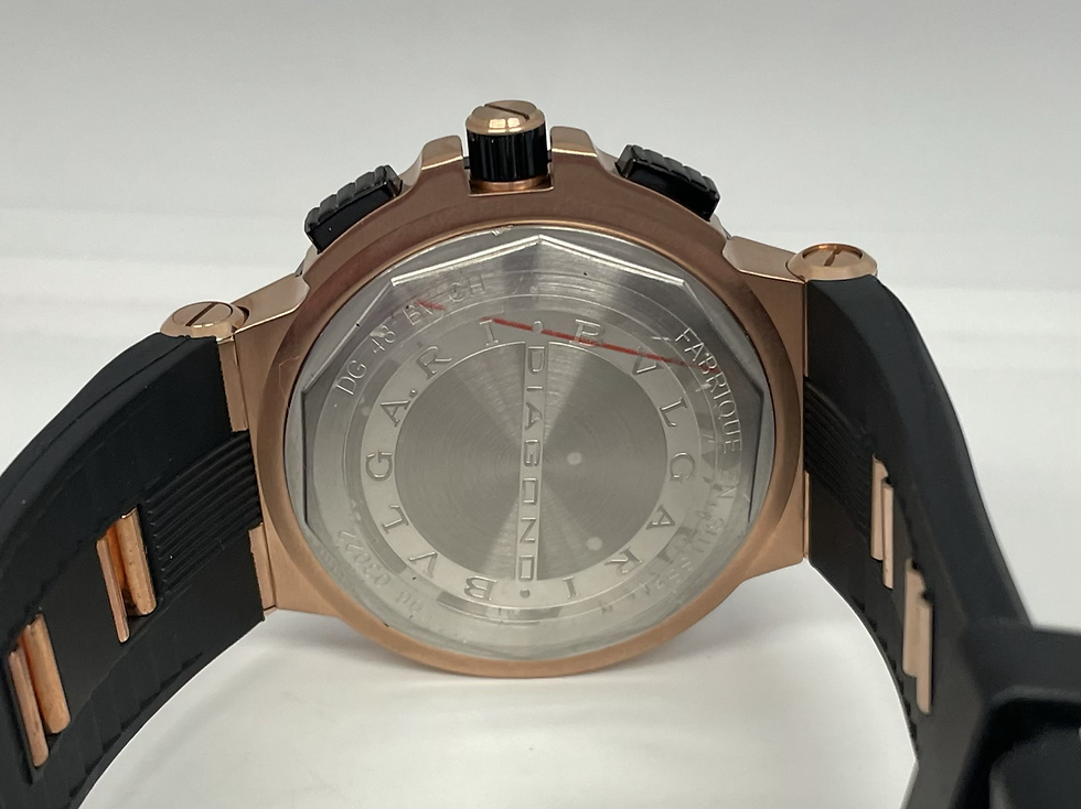 Miniatura: Bulgari Diagono Black Dial and Rose Gold