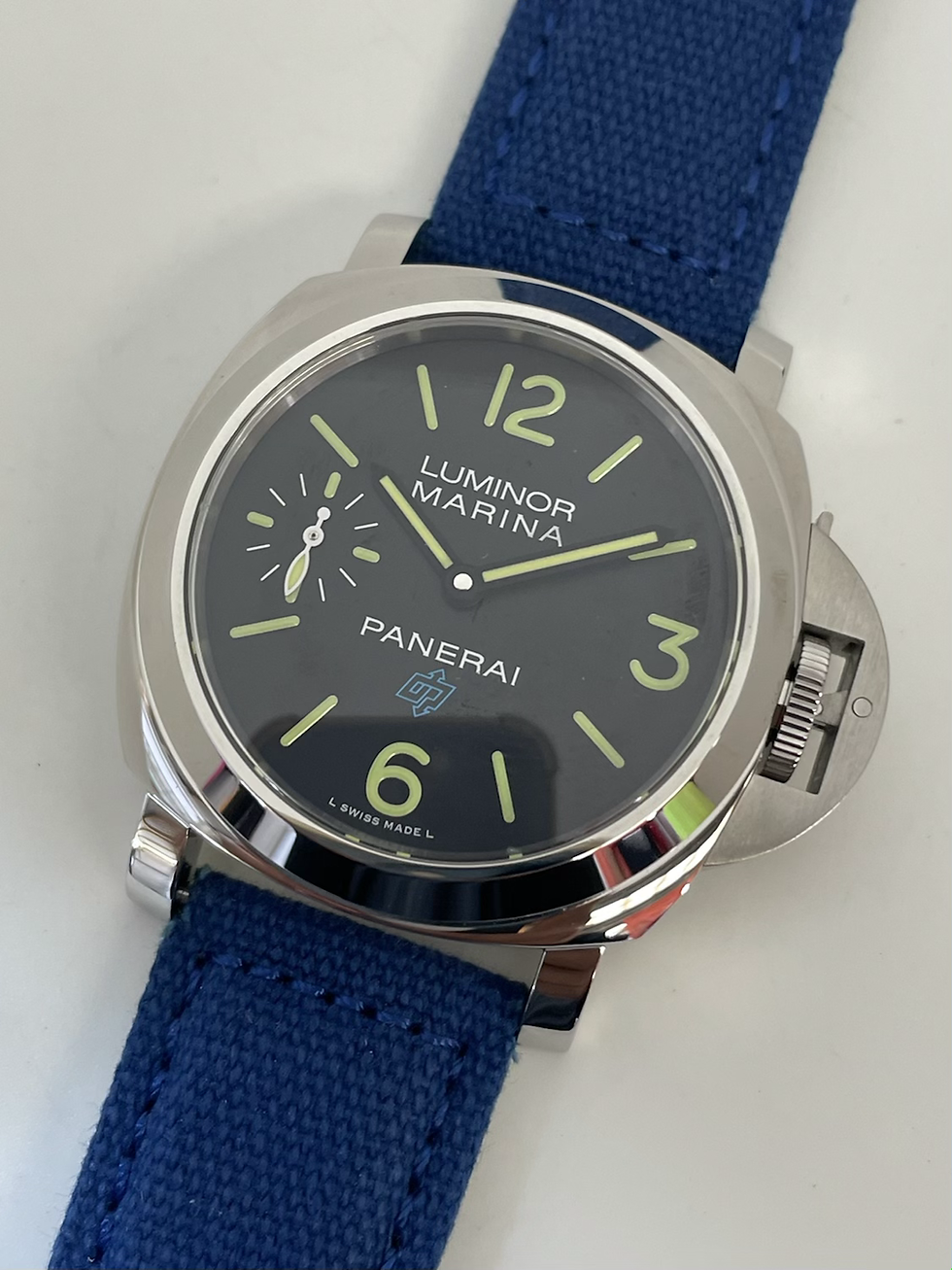 Miniatura: Luminor Marina Panerai Logo Blue Strap
