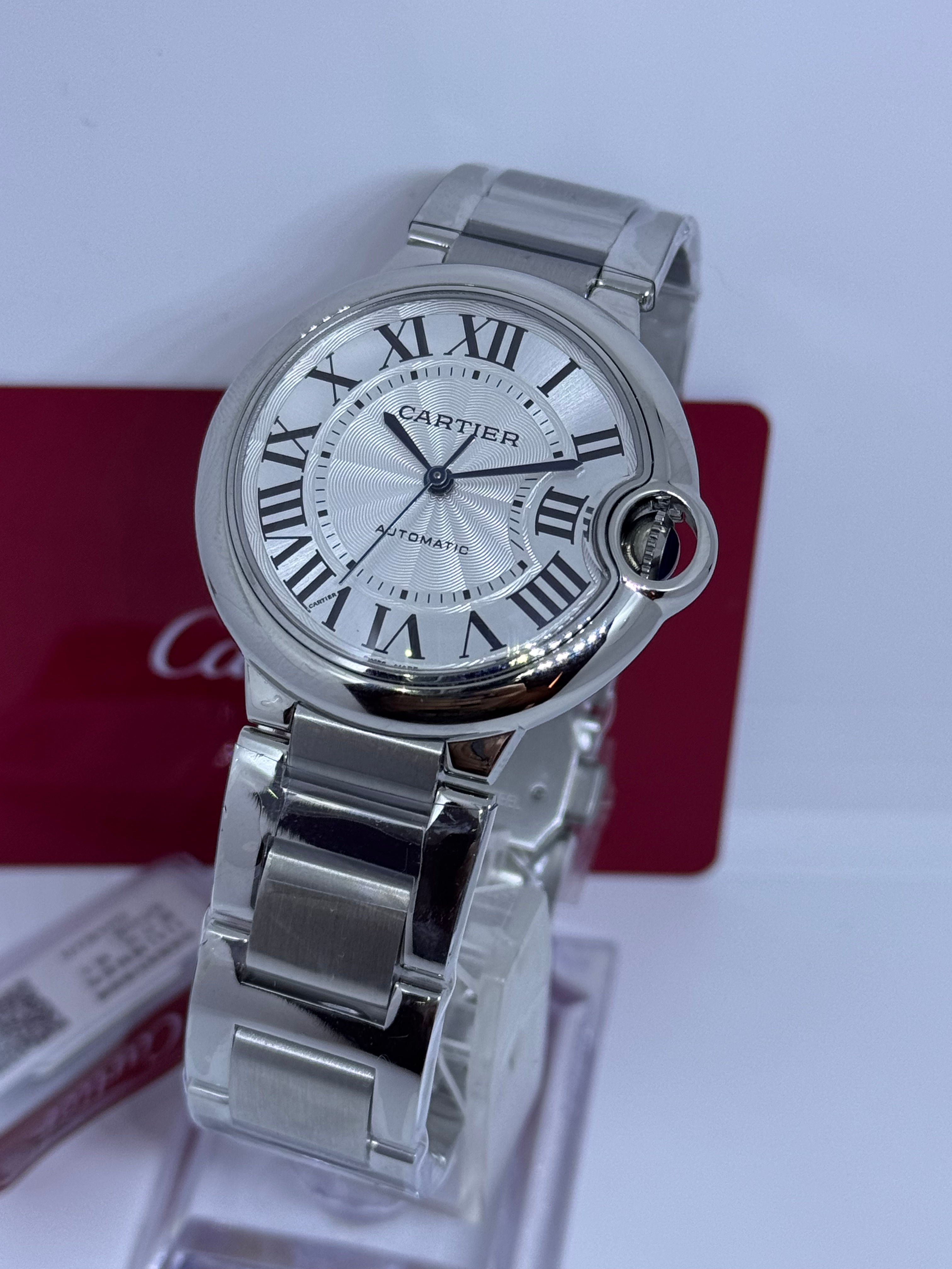 Cartier Ballon Bleu 33mm White Dial Swiss