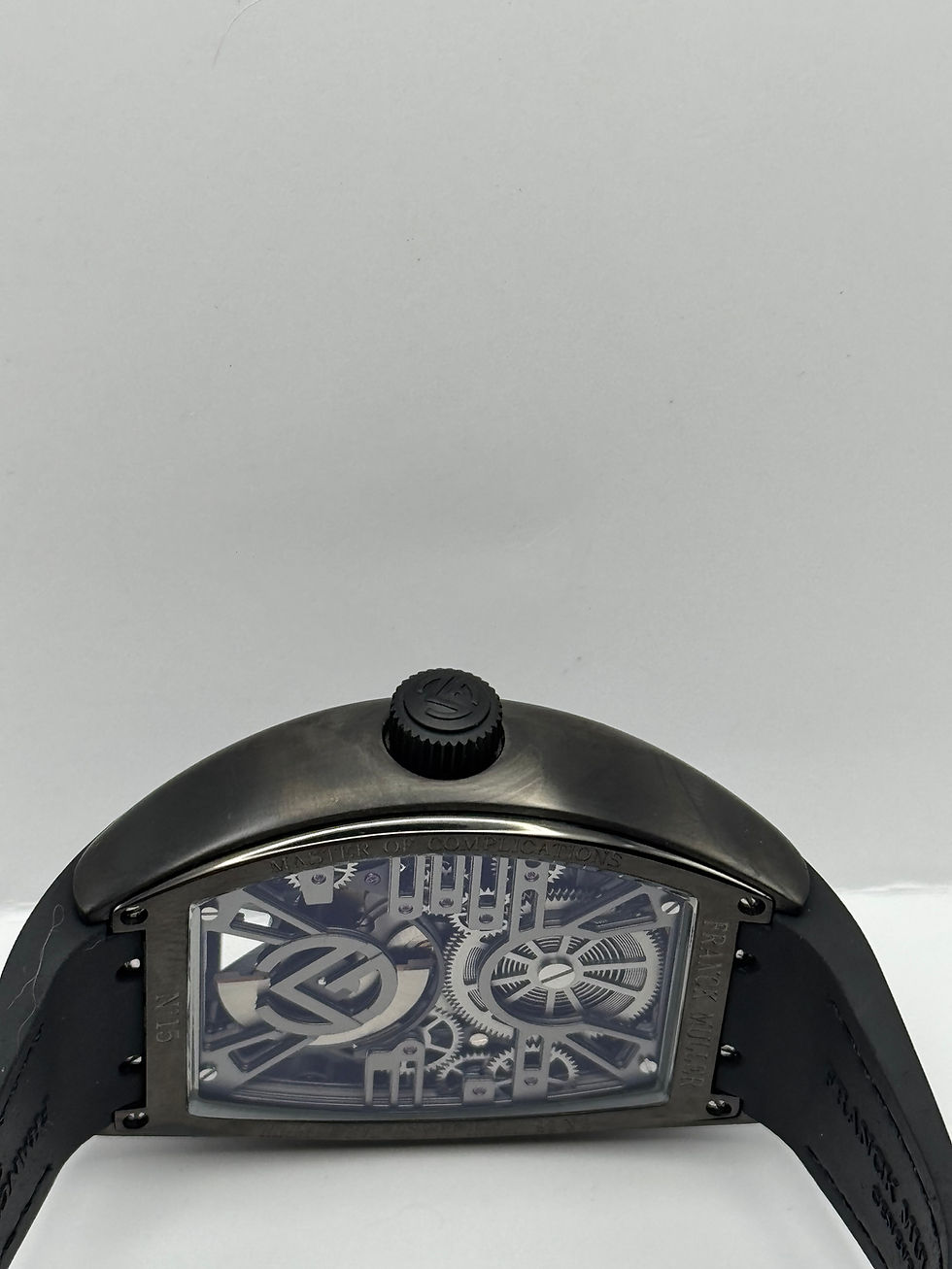 Miniatura: Franck Muller Curvex CX Grand Central Tourbillon Esqueleto All Black