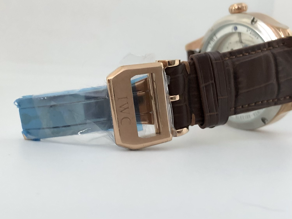 Miniatura: IWC Schaffhausen Portugues Rose Gold White Dial