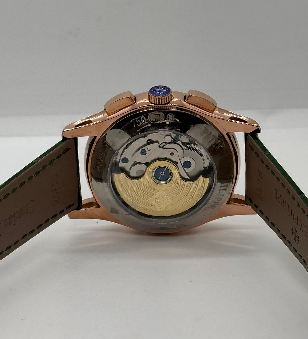 Miniatura: Patek Philippe Complications Annual Calendar Rose Gold Green Dial Leather