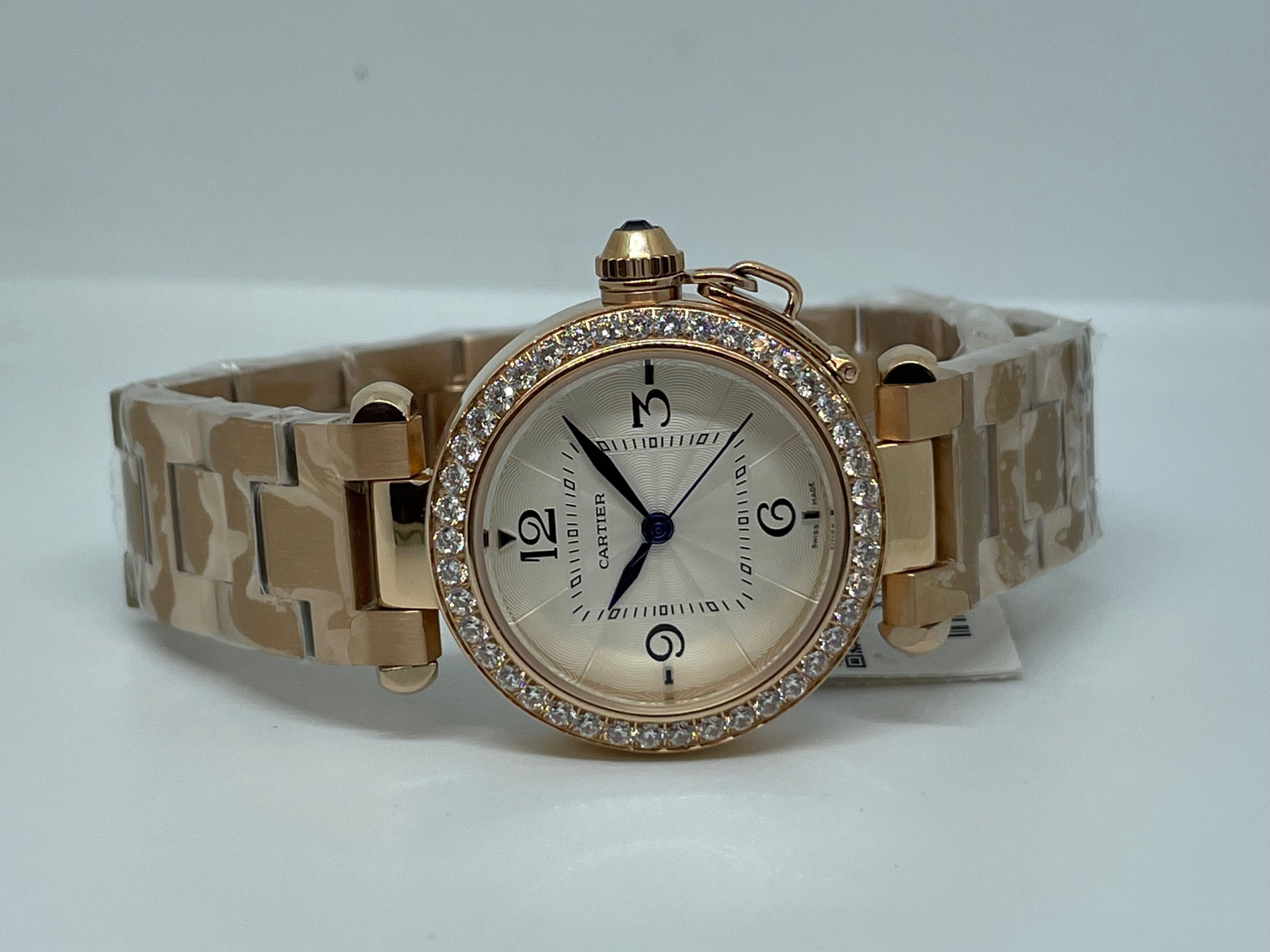 Cartier Miss Pasha Ladys Quartz Rose Gold PREMIUM