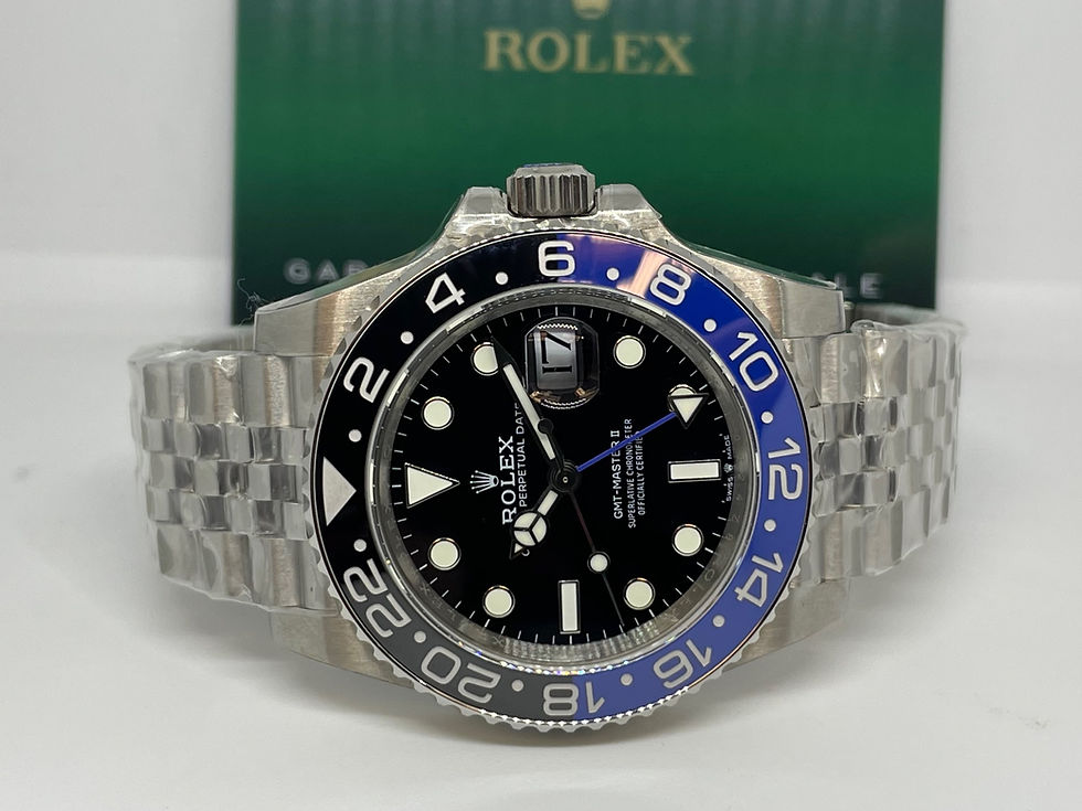Clon 1:1 Rolex GMT Master II Batgirl 41mm Jubile Swiss