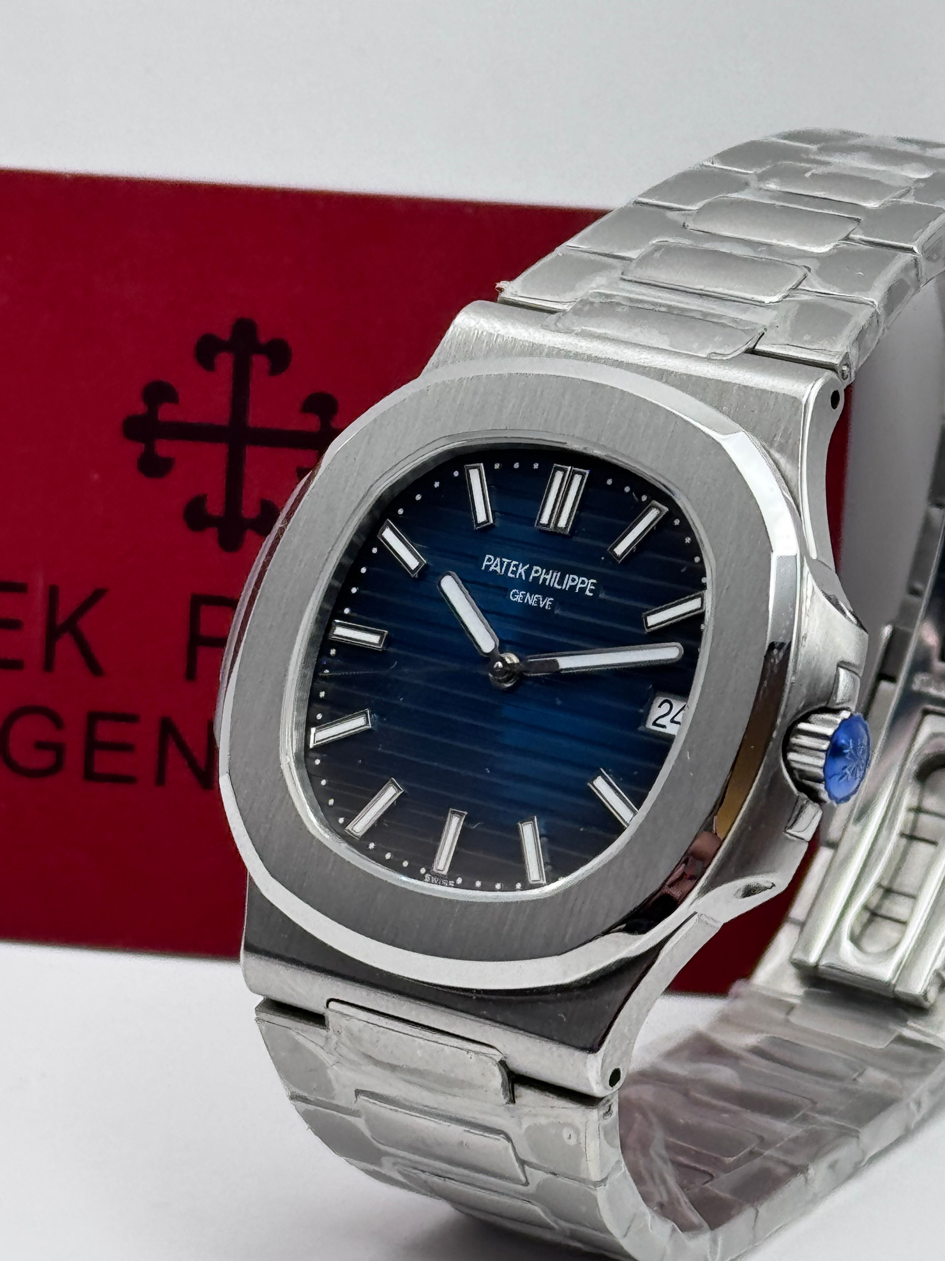 Patek Philippe Nautilus Blue dial Swiss