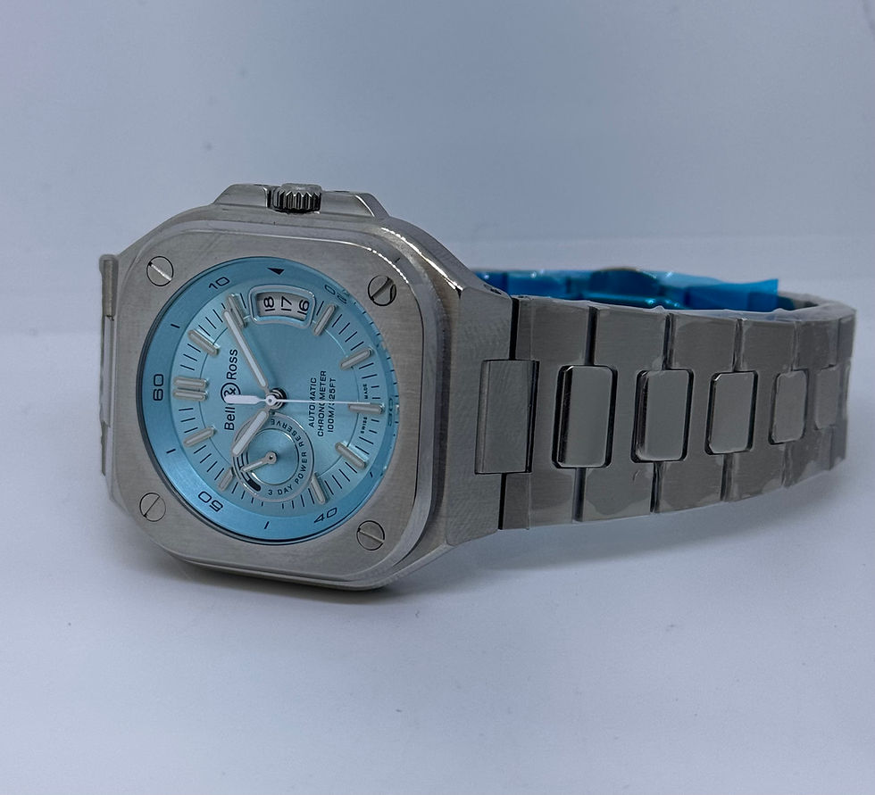 Miniatura: Bell & Ross BR-X5 Light Blue Silver
