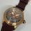 Miniatura: Corum Bubble Skeleton Tourbillon Rose Gold Brown strap