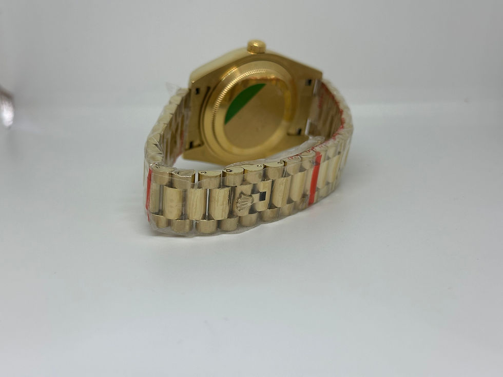 Miniatura: Rolex Day Date Yellow Gold Black Dial 41mm