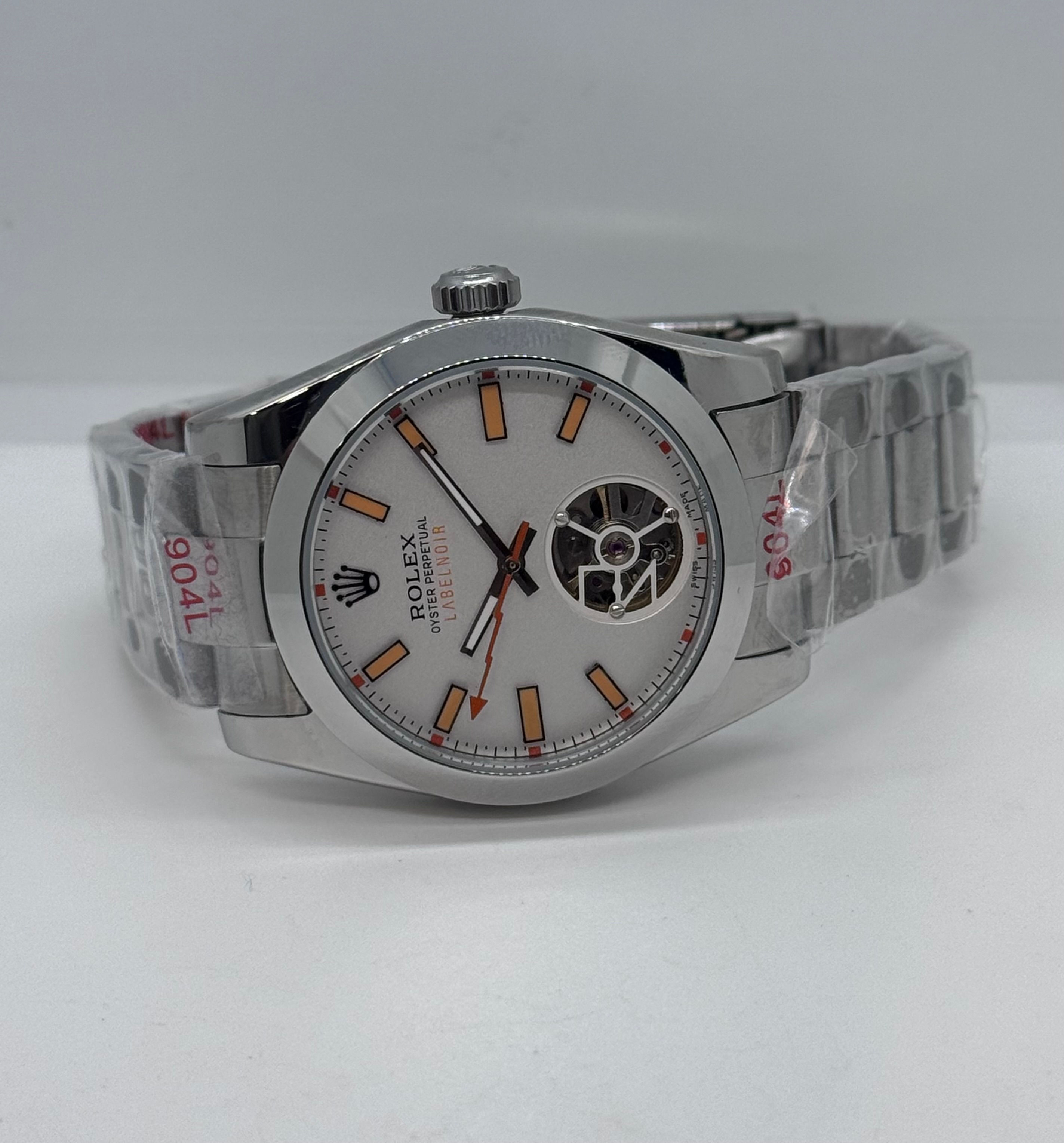 Rolex Milgauss Label Noir Tourbillon White Dial