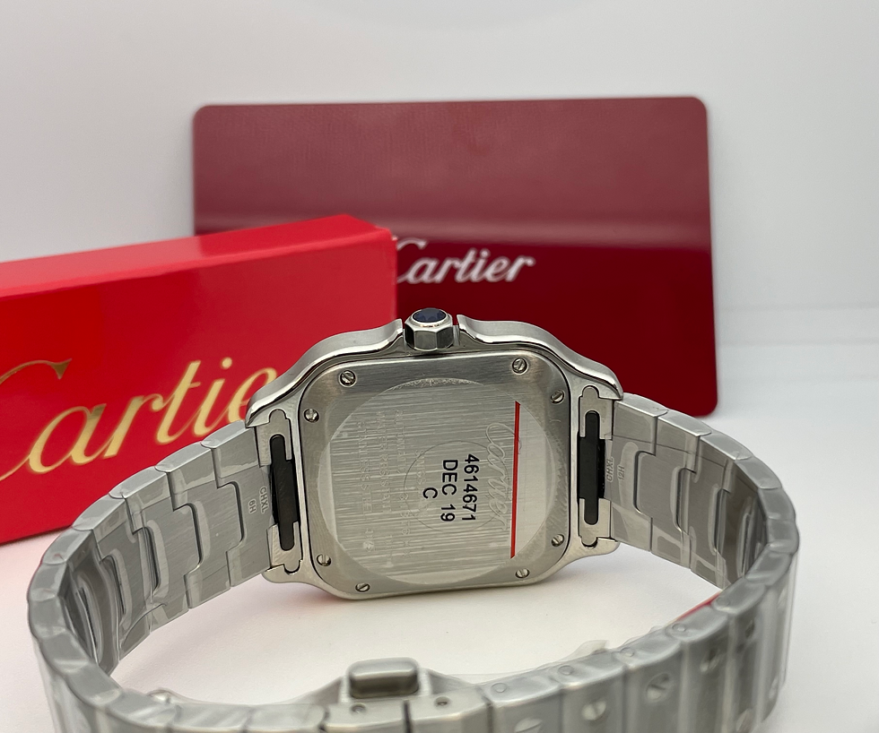 Miniatura: Cartier Santos Medium White Dial 35.1mm