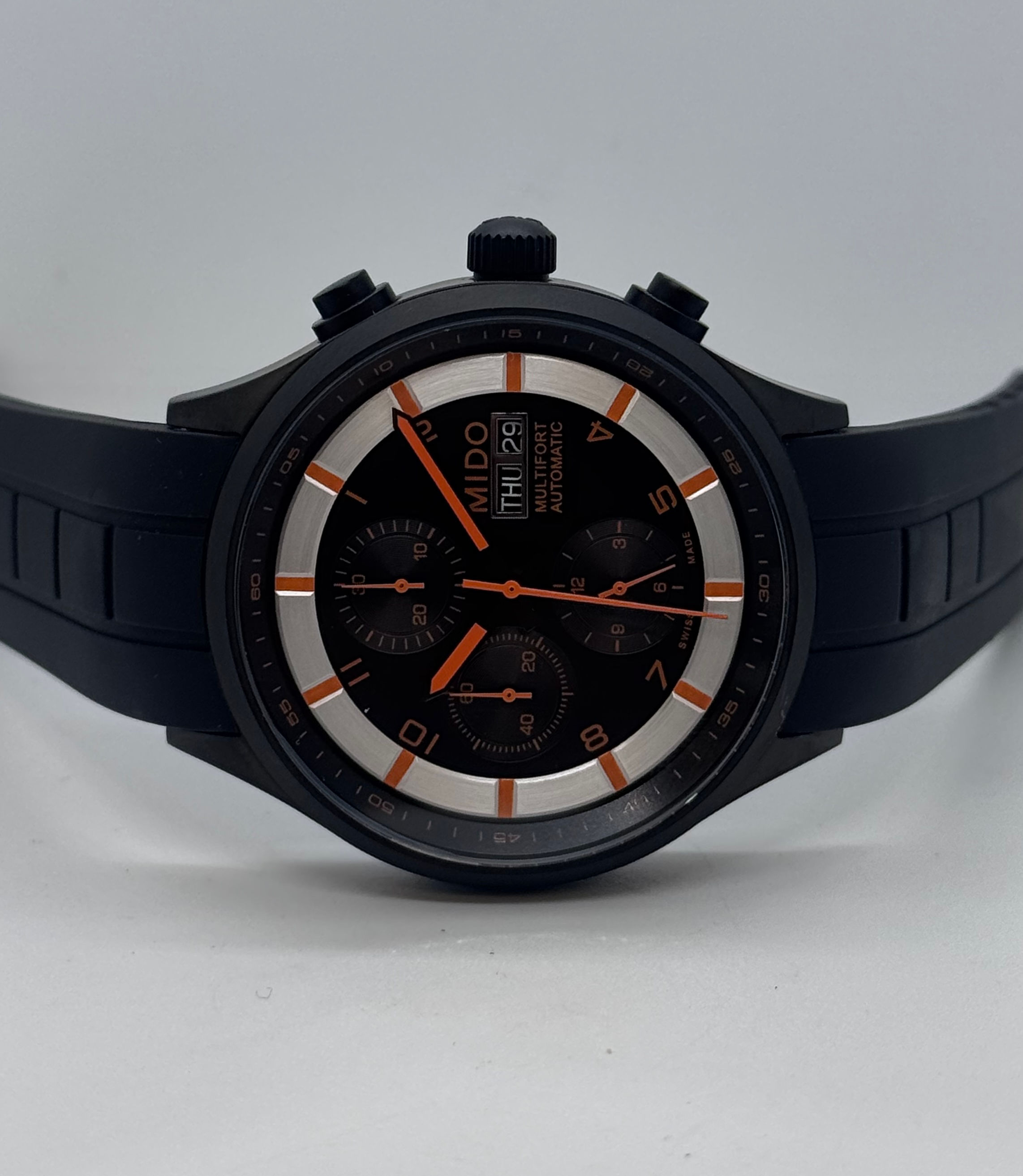 Mido Automatic Cronógrafo Multifort Rubber