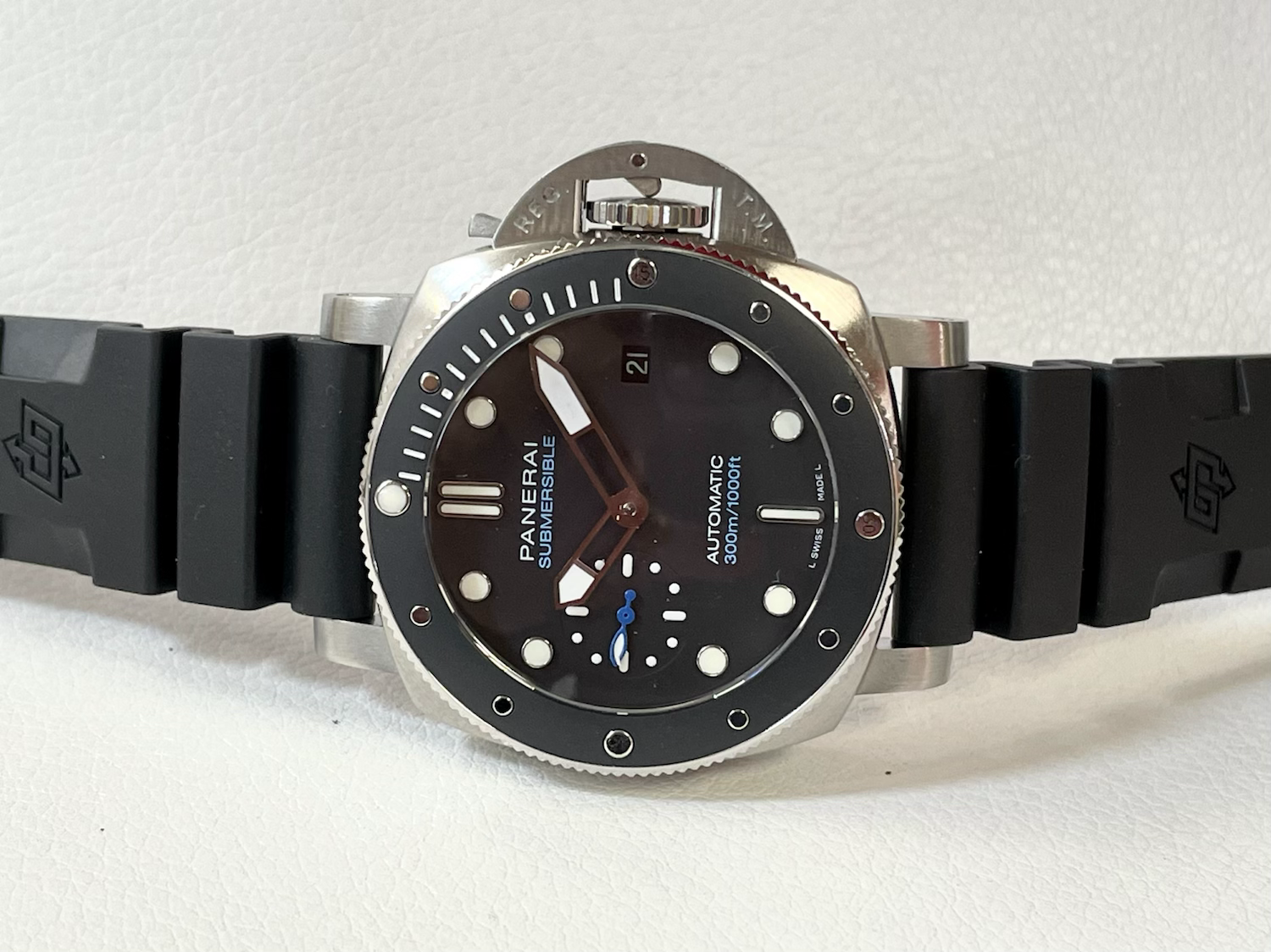Panerai Luminor Submersible 1950 Silver 42mm