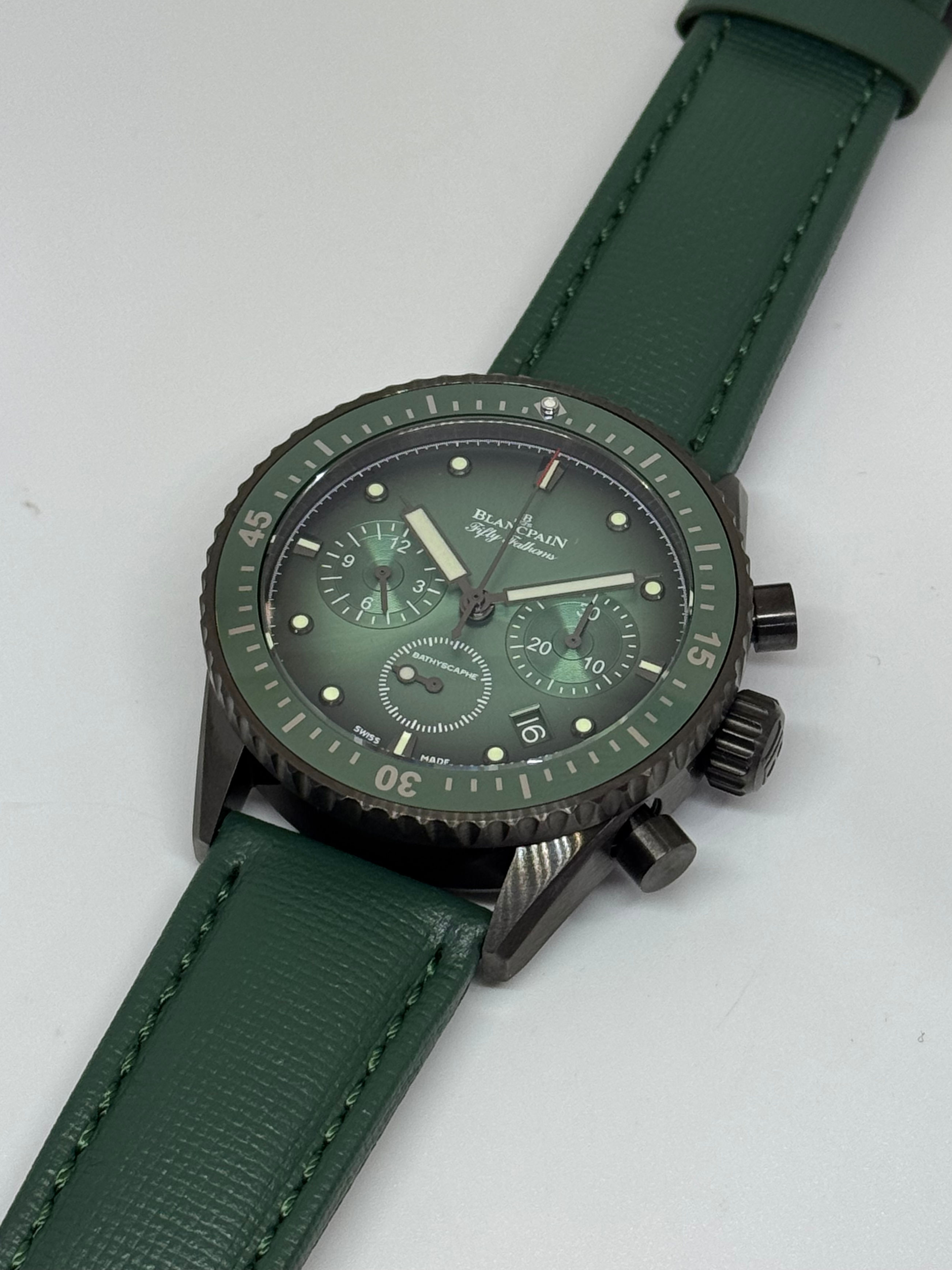 Blancpain Bathyscaphe Chronograph Green
