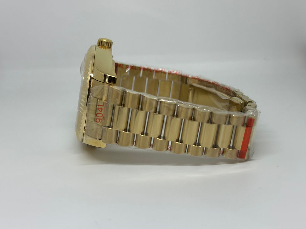 Miniatura: Rolex Day Date Yellow Gold Black Dial 41mm