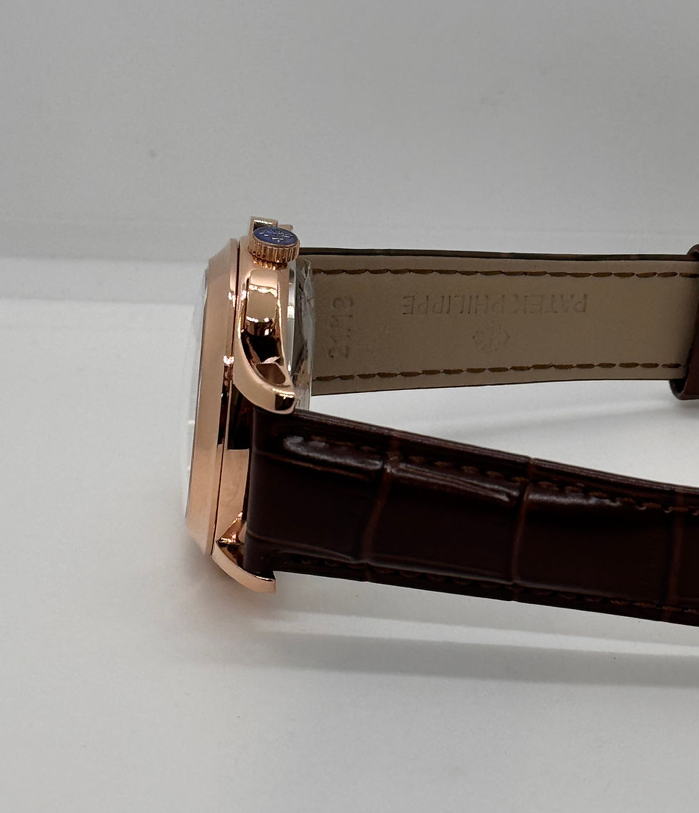 Miniatura: Patek Philippe Complications Annual Calendar Rose Gold White Dial Leather
