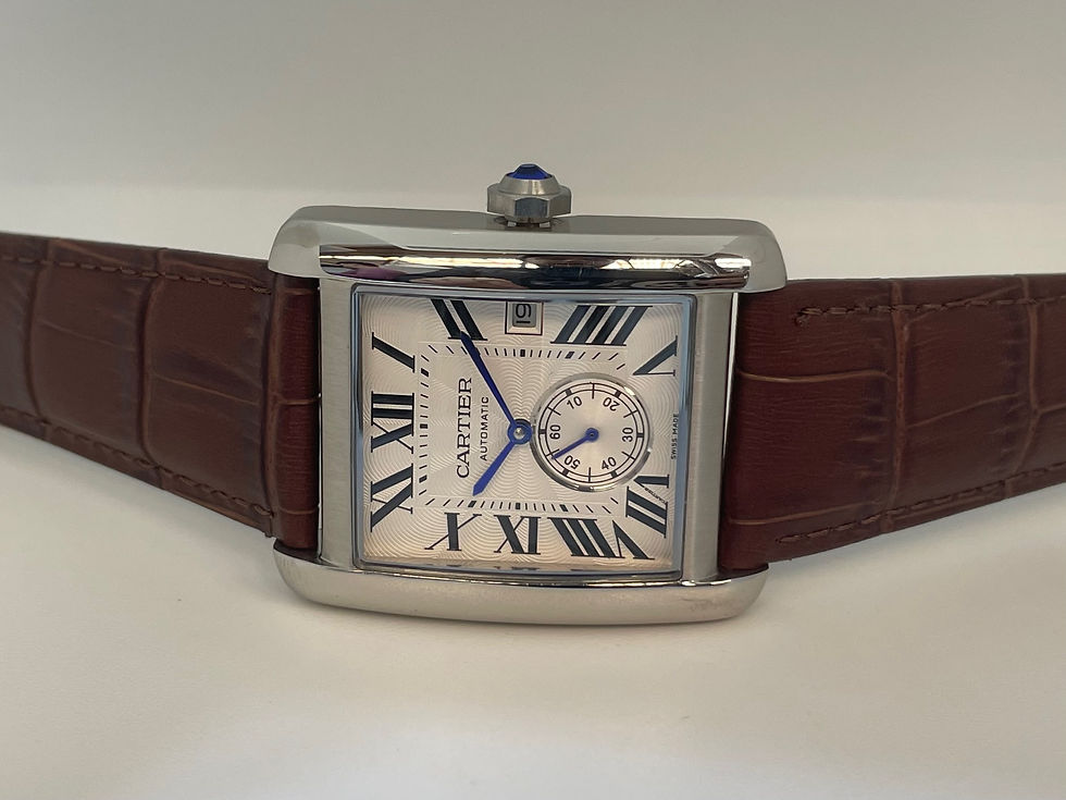 Cartier Tank MC Automatic Brown Strap