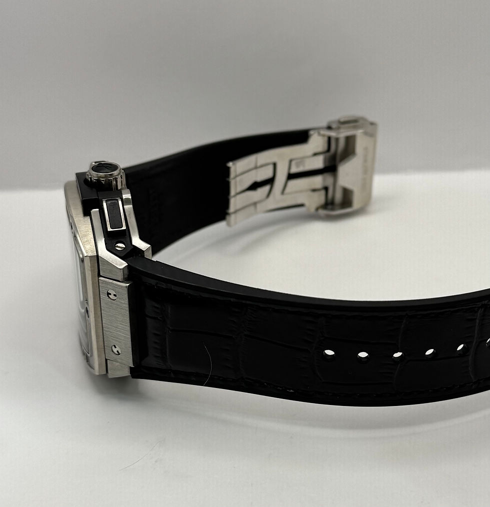 Miniatura: Hublot Of Spirit Big Bang Black Dial Leather strap
