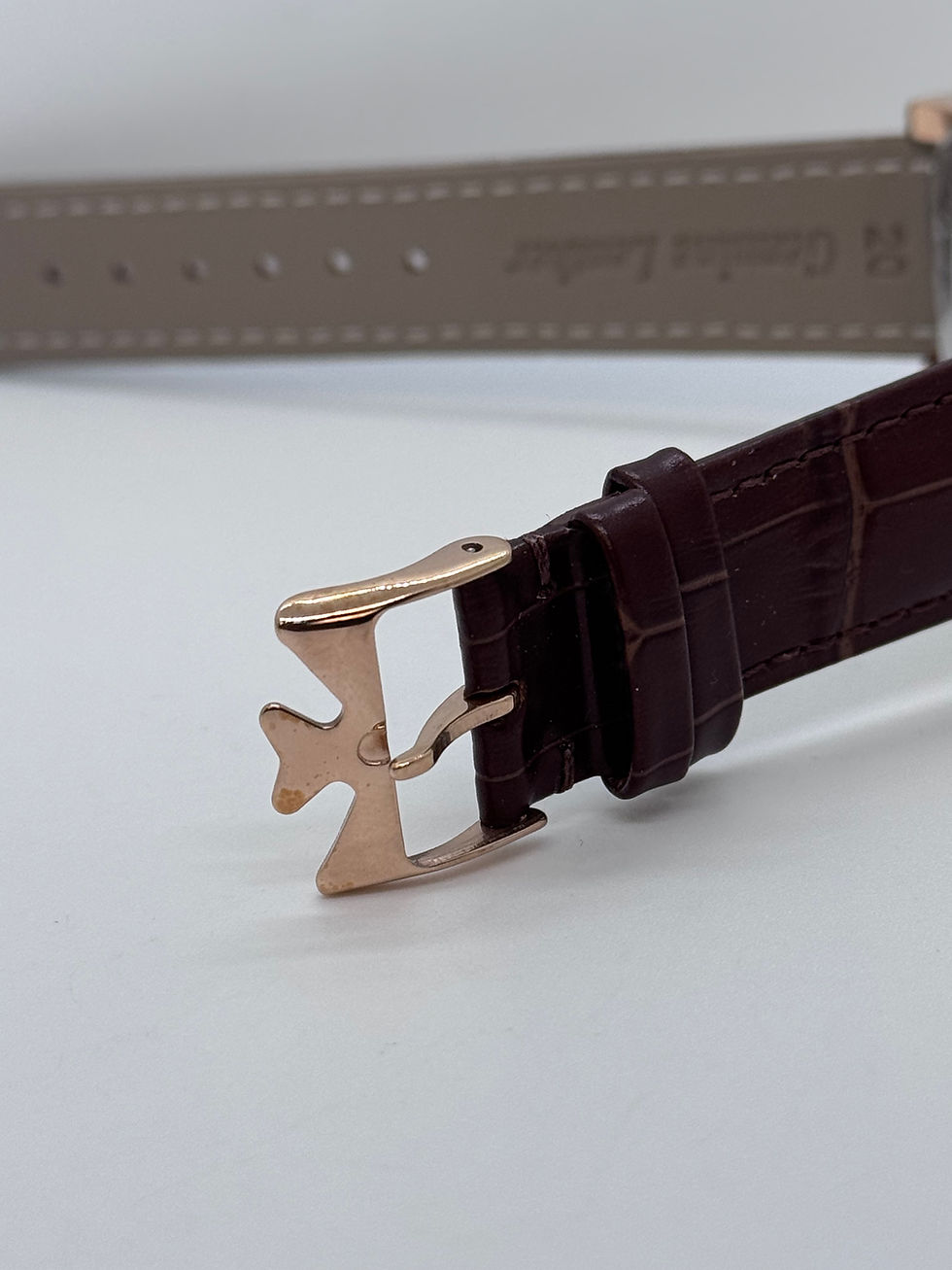 Miniatura: Vacheron Constantin Le Montre Tourbillon Rose Gold Brown Leather