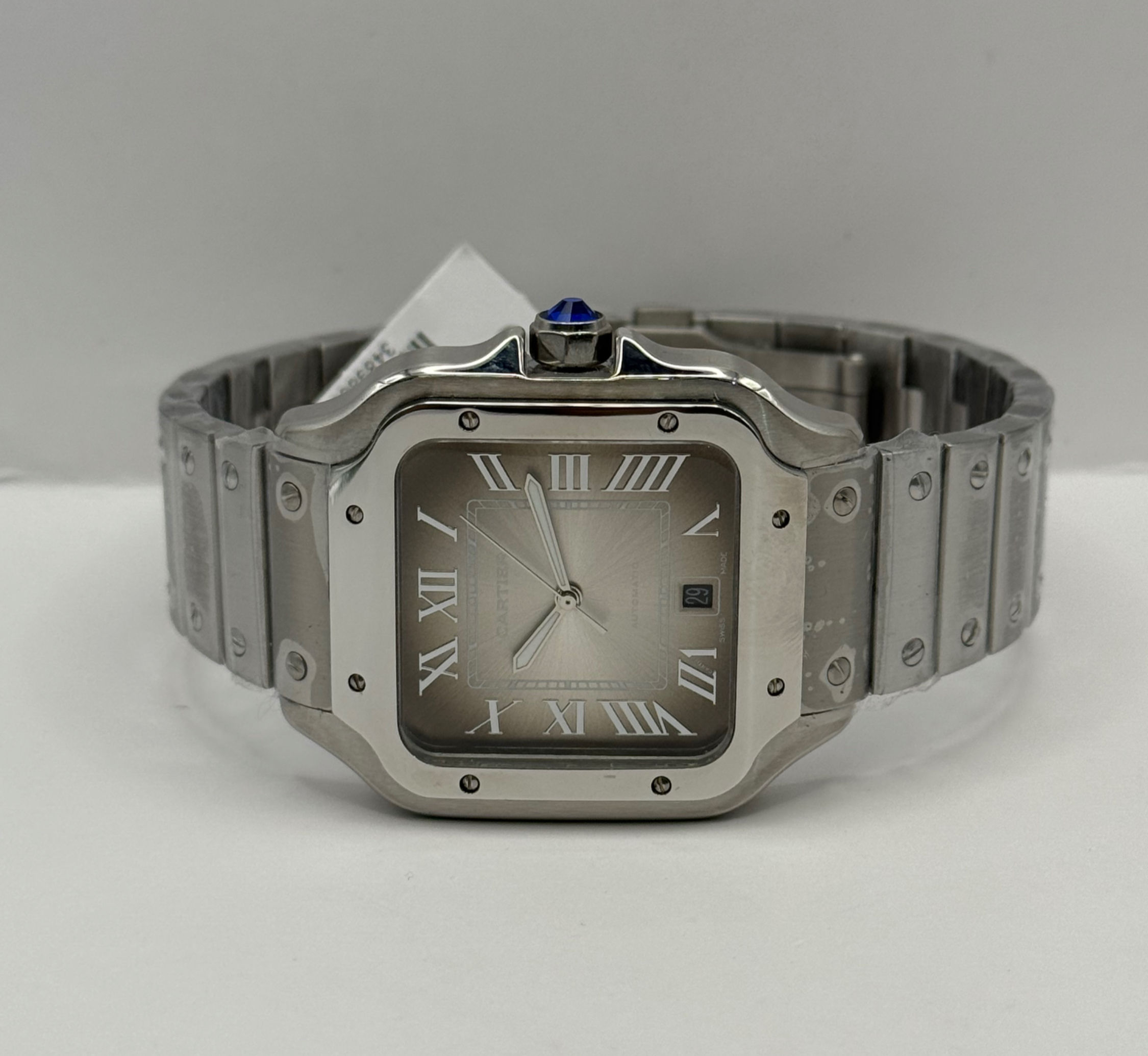 Cartier Santos Large Grey Dial Automatic