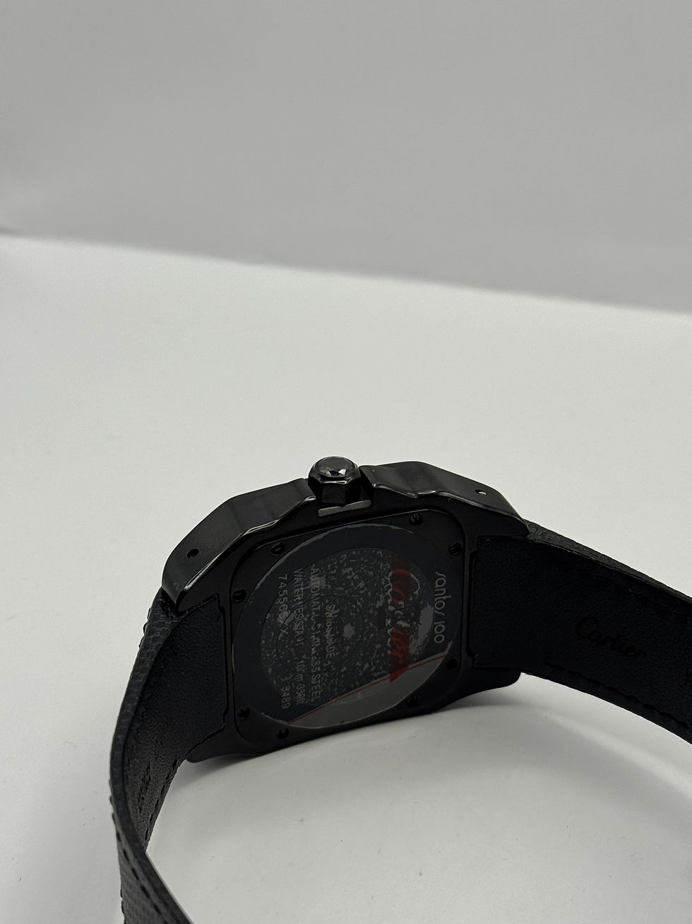 Miniatura: Cartier Santos 100 All Black Carbon Swiss