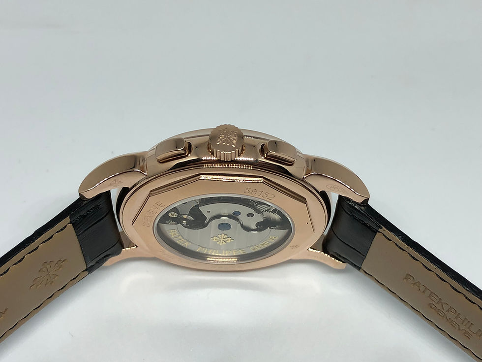 Miniatura: Patek Philippe Grand Complications Rose Gold Black Strap