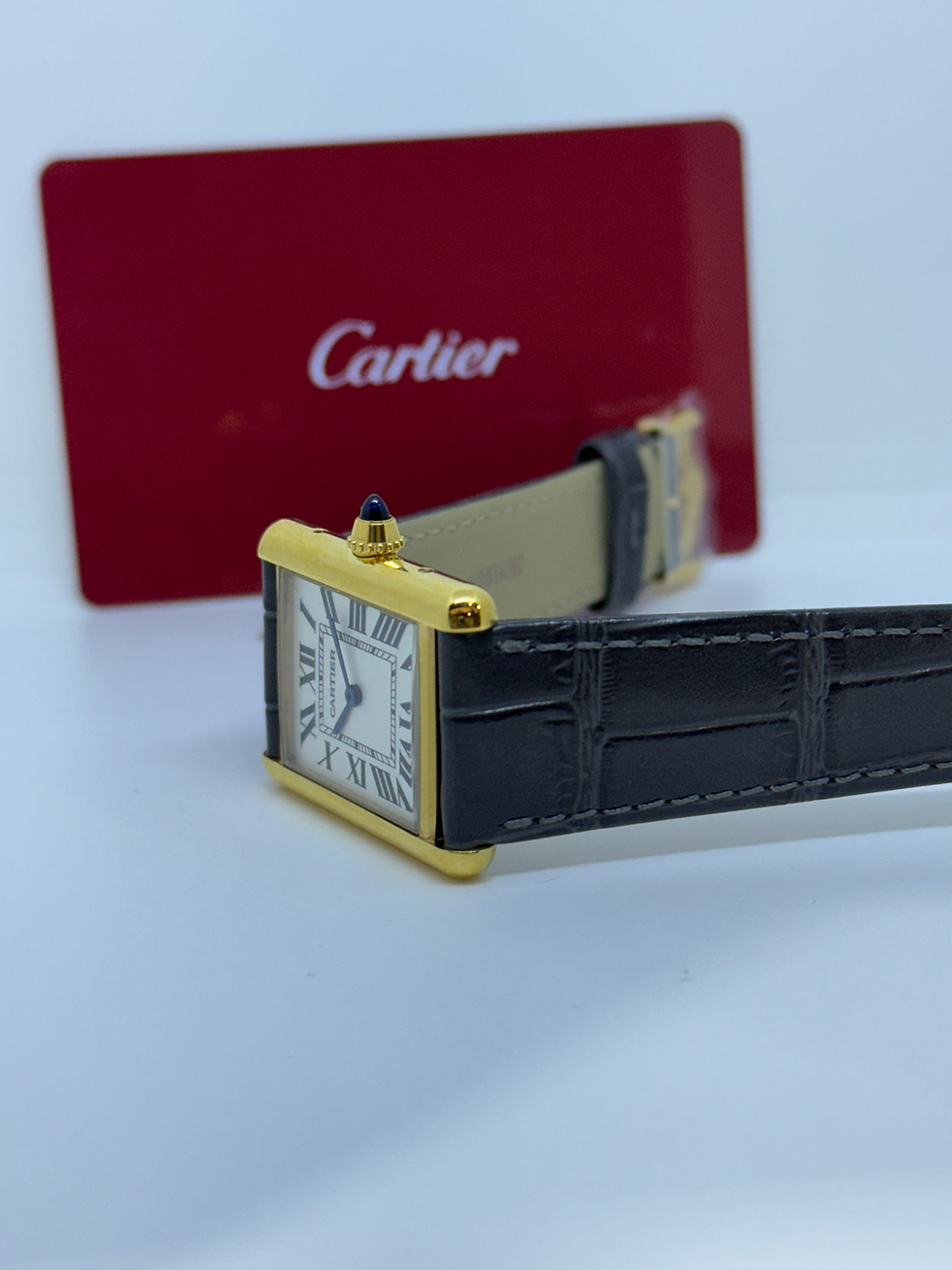 Miniatura: Cartier Tank Solo Gold Quartz Swiss