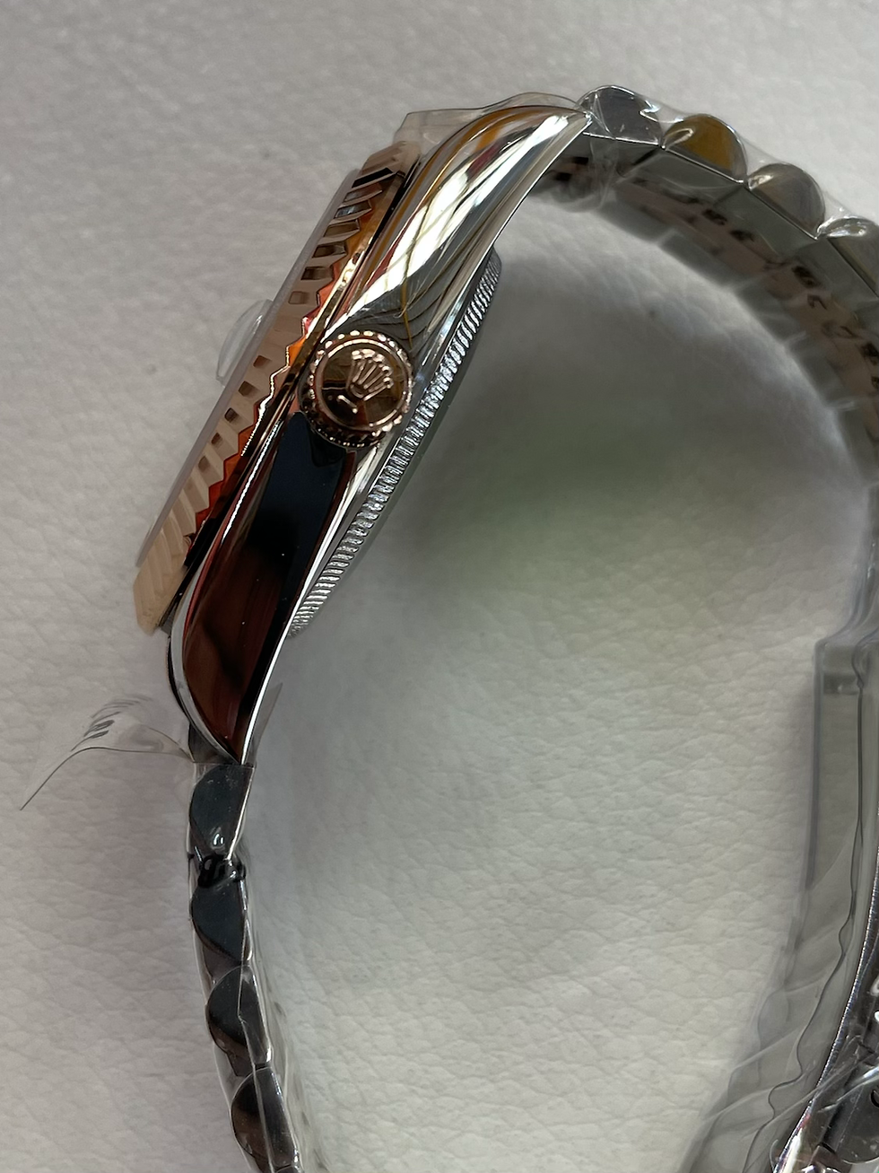 Miniatura: Rolex Date Just 36mm Two Tone 2021 Rose Gold