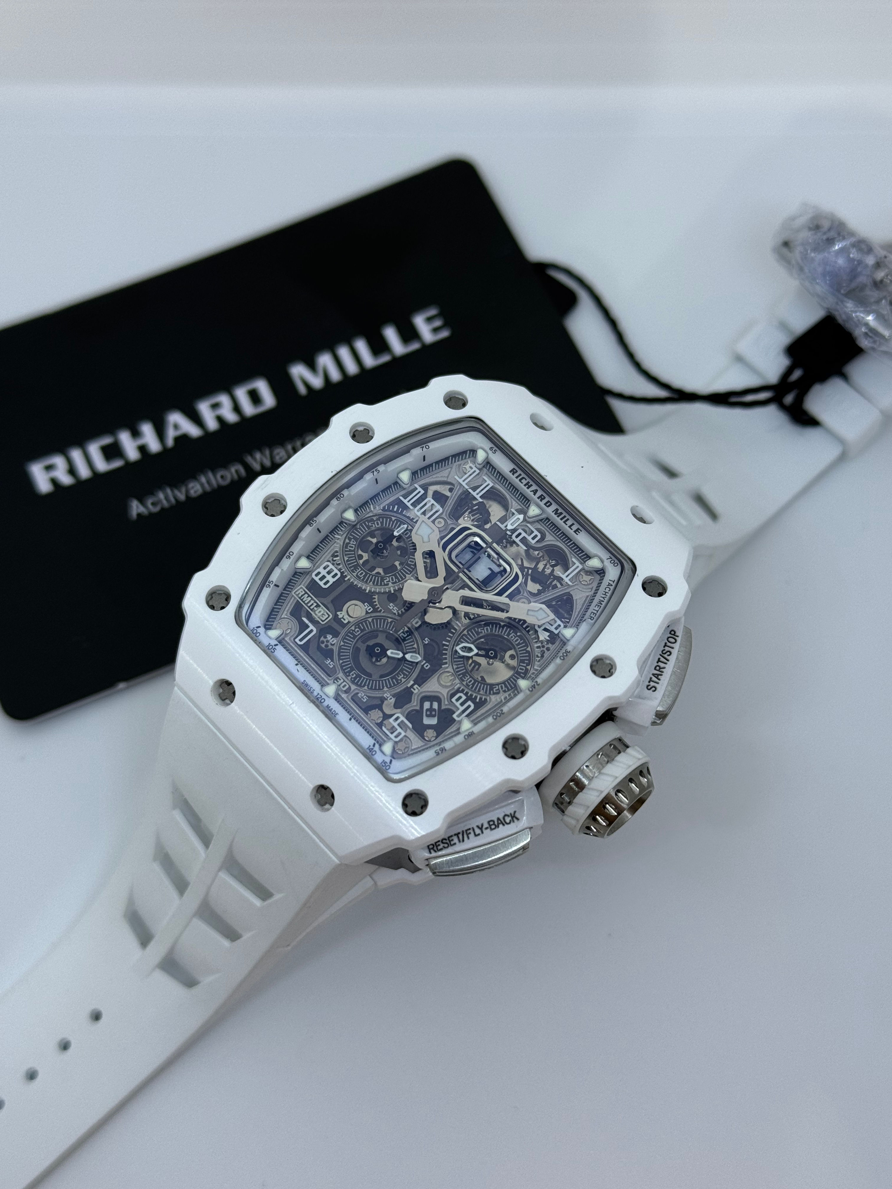 Richard Mille RM11-03 Felipe Massa White Ceramic SWISS