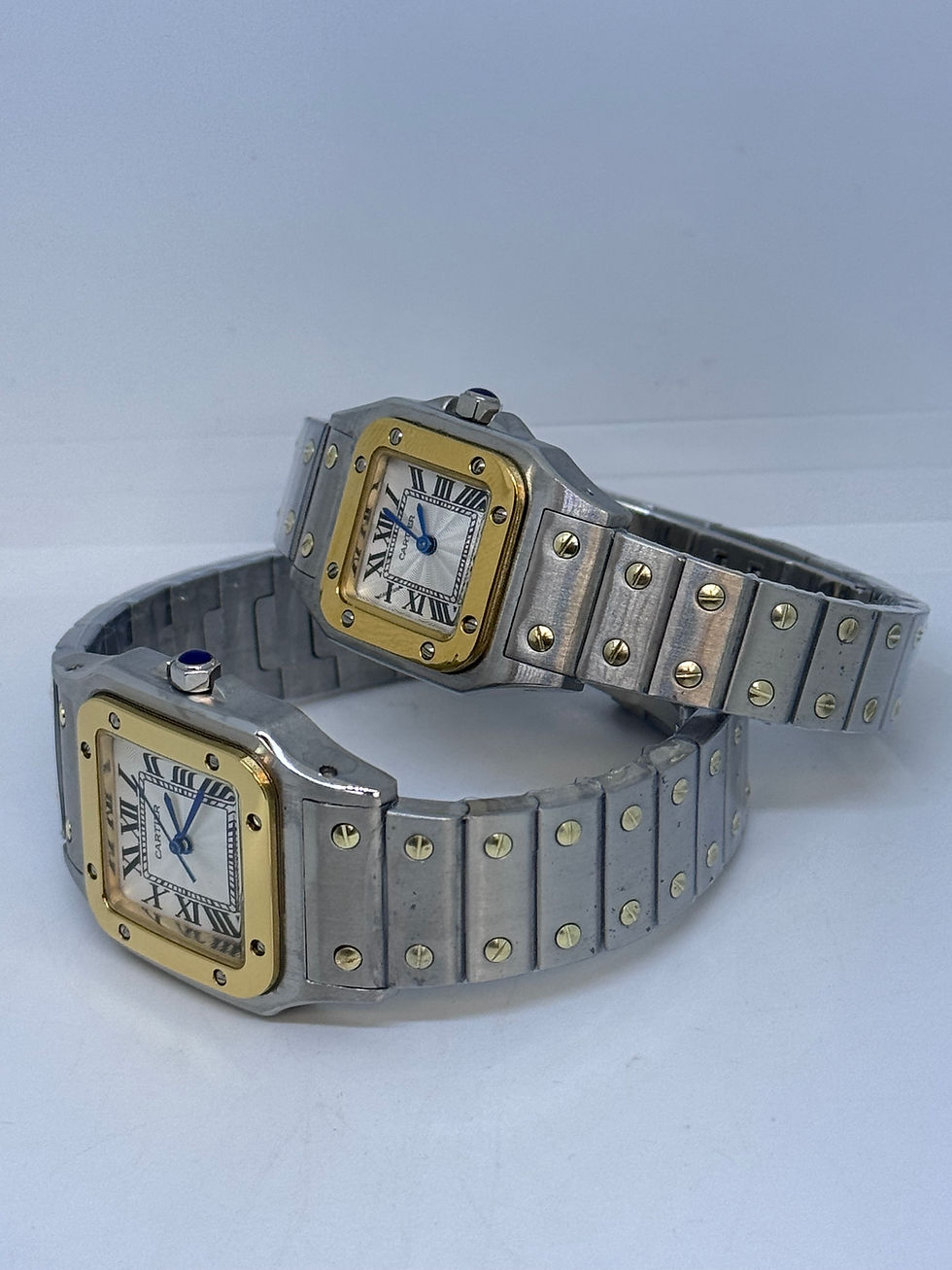 Miniatura: PAREJA Cartier Santos Galbee Two Tone Qtz