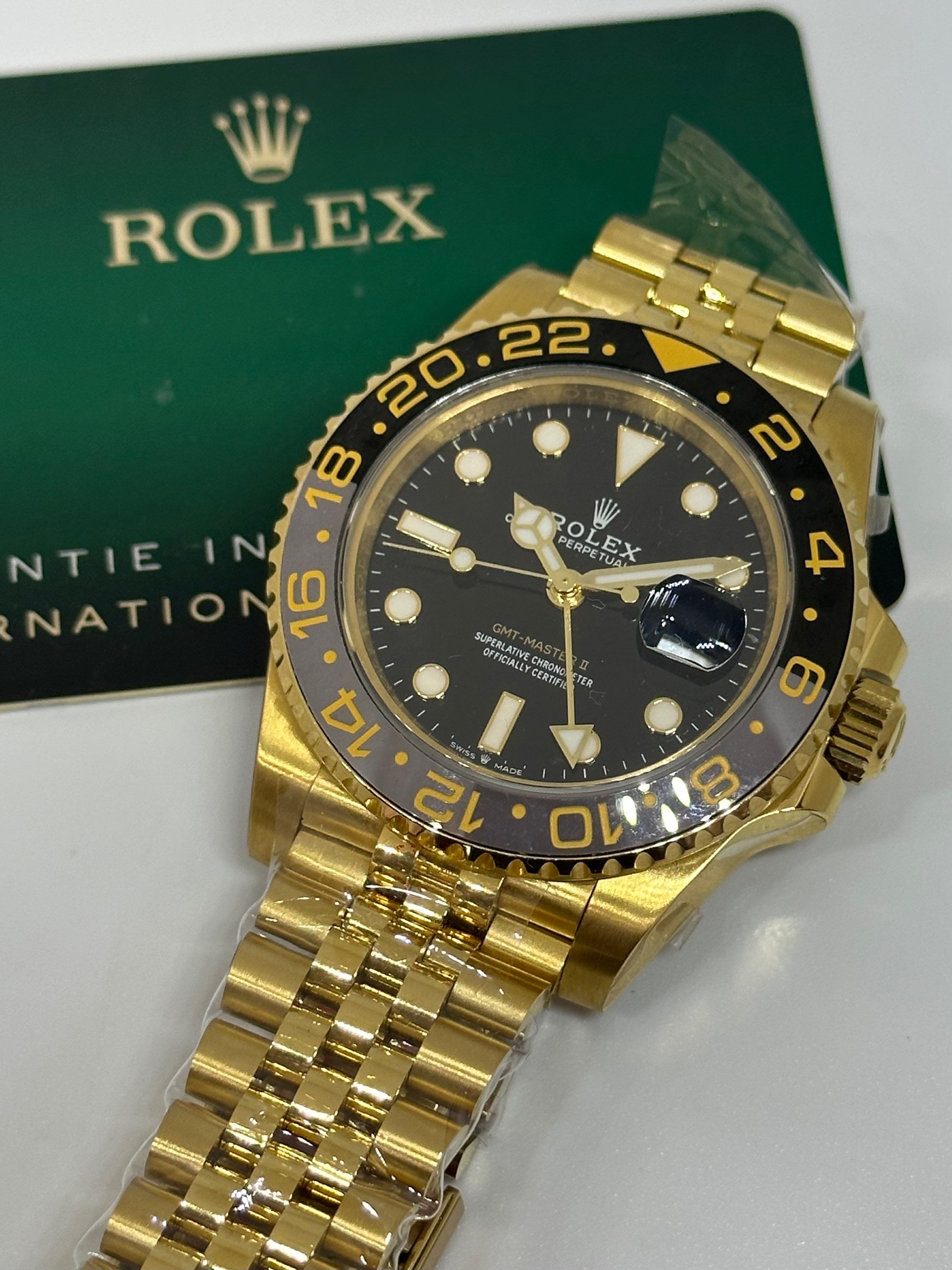 Rolex GMT Master II Gold Jubile Swiss