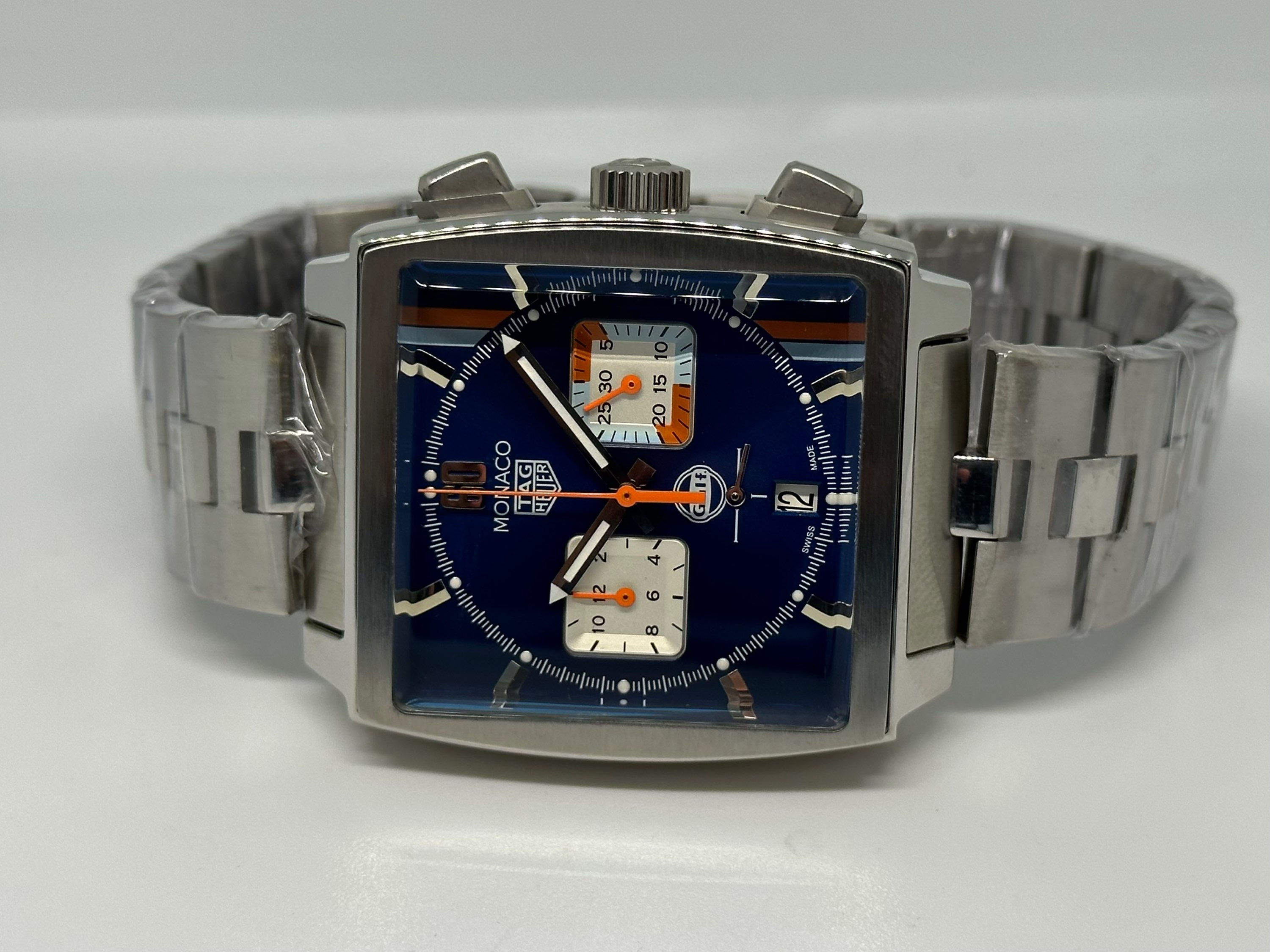 TAG Heuer Monaco Gulf Special Edition Calibre Heuer 02 Silver